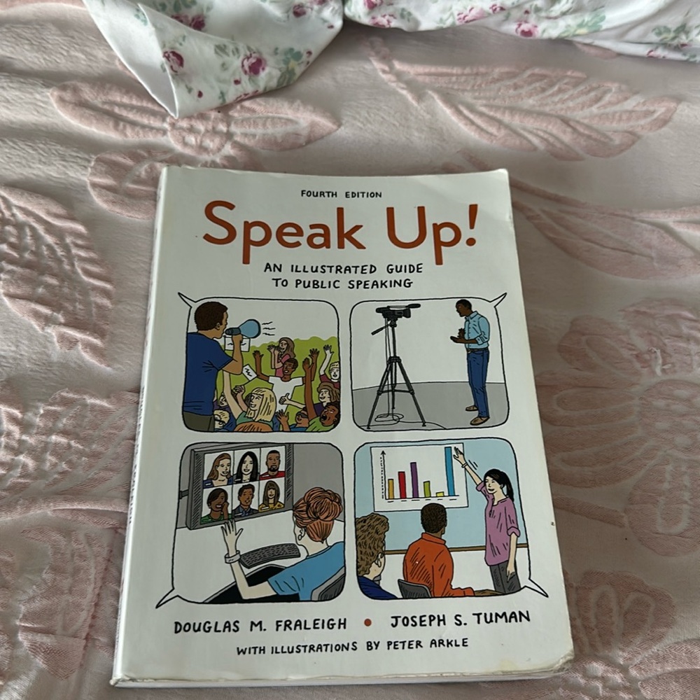 SPEAK UP! Public speaking text book
